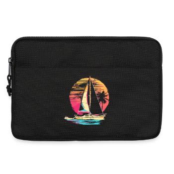 Voile des années 90 - Sacoche pour ordinateur portable 13 pouces - noir - Devant