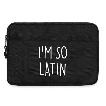 AT SO LATIN - Laptop bag 13" - black - Front