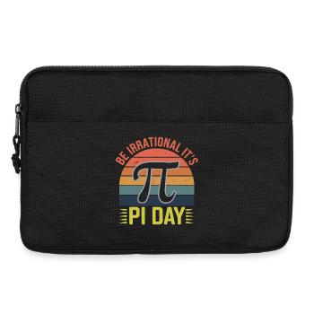 Soyez irrationnel - c’est le jour de Pi ! - Sacoche pour ordinateur portable 13 pouces - noir - Devant