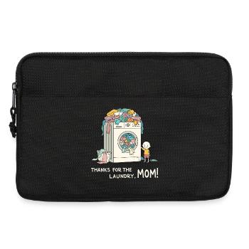 Thanks for the laundry, mom ! - Laptop bag 13" - black - Front
