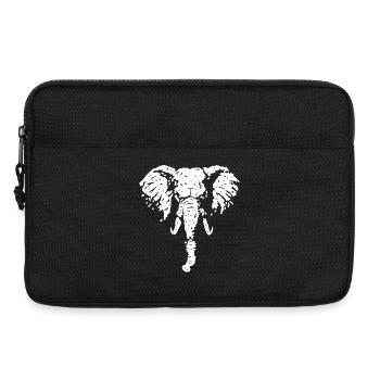 La force de l'éléphant - Sacoche pour ordinateur portable 13 pouces - noir - Devant