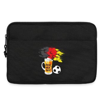 Fussball Germany - Laptoptasche 13" - Schwarz - Vorne