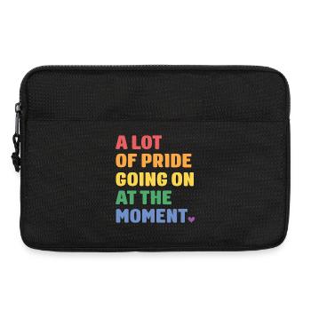 LGBTQ Pride Month - Viel Pride - Laptoptasche 13" - Schwarz - Vorne