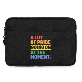 LGBTQ Pride Month - Viel Pride - Laptoptasche 13" - Schwarz - Vorne