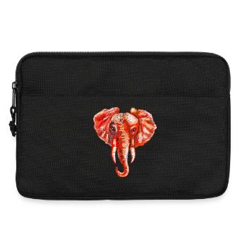 Éléphant - Sacoche pour ordinateur portable 13 pouces - noir - Devant