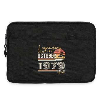 Cadeau Octobre 1979 - Génial Depuis Octobre 1979 - Sacoche pour ordinateur portable 13 pouces - noir - Devant