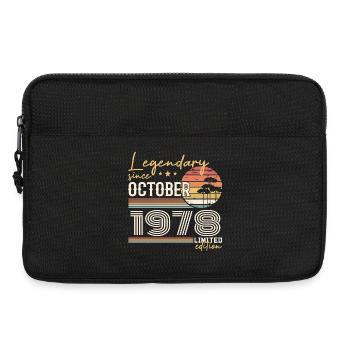 Cadeau Octobre 1978 - Génial Depuis Octobre 1978 - Sacoche pour ordinateur portable 13 pouces - noir - Devant