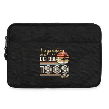 Oktober 1969 Geschenk - Genial seit Oktober 1969 - Laptoptasche 13" - Schwarz - Vorne