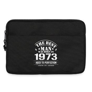 Geboren im 1973 Geburtstag 1973 - 52 Jahre Retro - Laptoptasche 13" - Schwarz - Vorne
