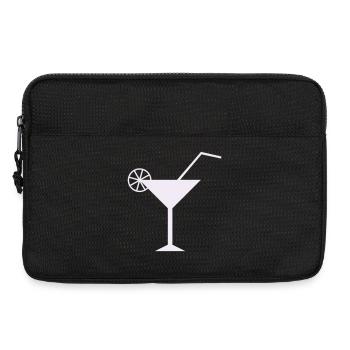 Elegant Lemon Cocktail Design - Laptop bag 13" - black - Front