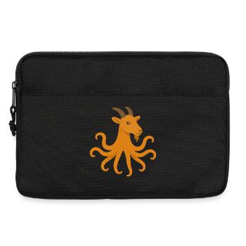 La poulpe ou pieuvre chèvre  - Sacoche pour ordinateur portable 13 pouces - noir - Devant