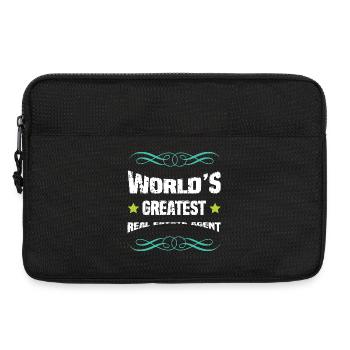 Le meilleur dicton de courtier au monde - Sacoche pour ordinateur portable 13 pouces - noir - Devant