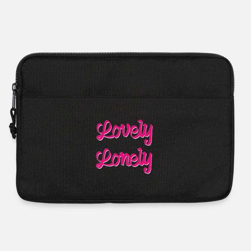 Schön einsam - Laptoptasche 13" - Schwarz