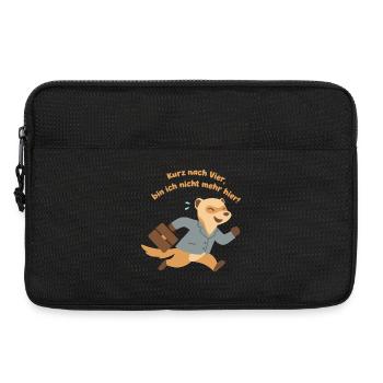 Heure de fermeture de quatre heures Ferret, enfin l’heure de fermeture - Sacoche pour ordinateur portable 13 pouces - noir - Devant