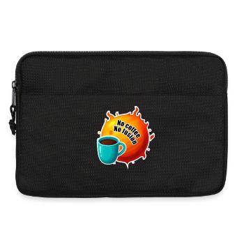Sun No Coffee No Fusion - Laptop bag 13" - black - Front