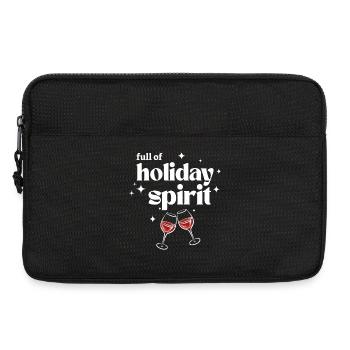 Voller Urlaubsstimmung - Laptoptasche 13" - Schwarz - Vorne