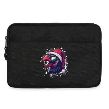 Harpie oiseau Noël drôle d’aigle - Sacoche pour ordinateur portable 13 pouces - noir - Devant