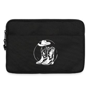Western Lineart Bottes Chapeau - Sacoche pour ordinateur portable 13 pouces - noir - Devant