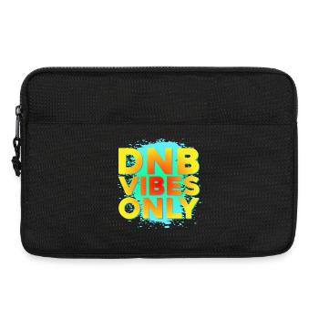 Drum n Bass Shirt Sommer DNB Colorful Vibes - Laptoptasche 13" - Schwarz - Vorne