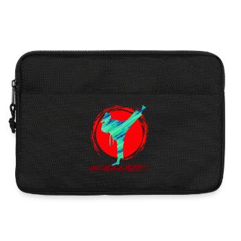 karaté - Sacoche pour ordinateur portable 13 pouces - noir - Devant