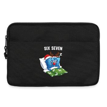 67 Six Seven Memes Christmas Pajamas - Laptop bag 13" - black - Front