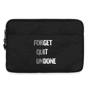 Faites-le – slogan motivationnel, positif, audacieux - Sacoche pour ordinateur portable 13 pouces - noir - Devant