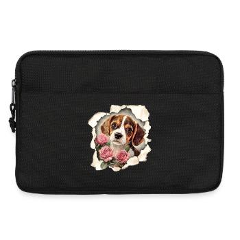 Beagle - Laptoptasche 13" - Schwarz - Vorne