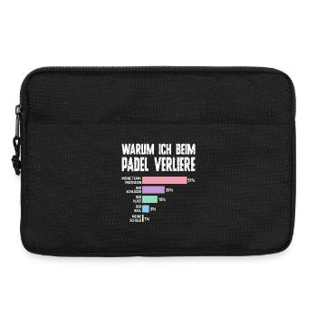 Bad Loser - Padel Humor for Women - Laptop bag 13" - black - Front