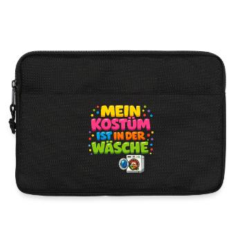 Mon costume est dans la blanchisserie Carnaval Carnaval - Sacoche pour ordinateur portable 13 pouces - noir - Devant