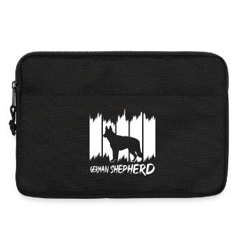 German Shepherd - Laptoptasche 13" - Schwarz - Vorne