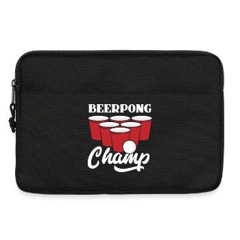 Beerpong Champion - Laptoptasche 13" - Schwarz - Vorne