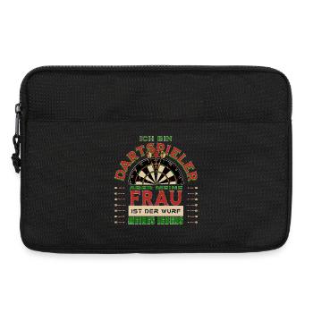 Jeu de vie pour joueur de fléchettes et jeu de vie - Sacoche pour ordinateur portable 13 pouces - noir - Devant