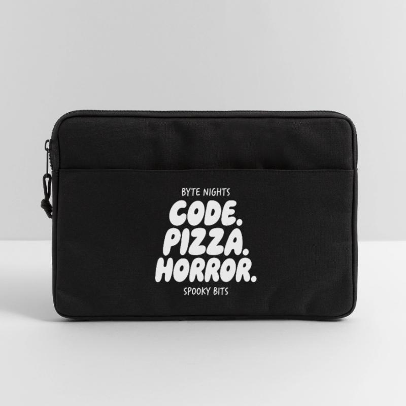 Byte Nächte: Code Pizza Horror Laptoptasche 13"