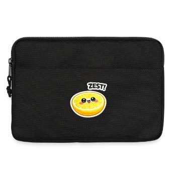 Zitrus Zest Sticker - Laptoptasche 13" - Schwarz - Vorne