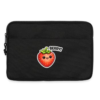 Berry Sticker Kawaii Stil - Laptoptasche 13" - Schwarz - Vorne