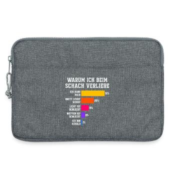 Pourquoi je perds au squash Squash - Sacoche pour ordinateur portable 13 pouces - gris chiné - Devant