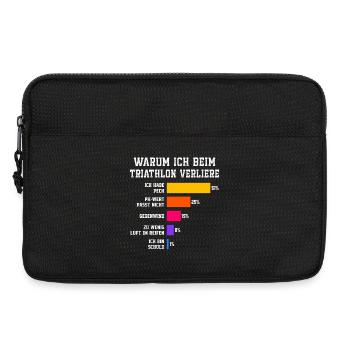 Warum ich beim Triathlon verliere Triathlon - Laptoptasche 13" - Schwarz - Vorne