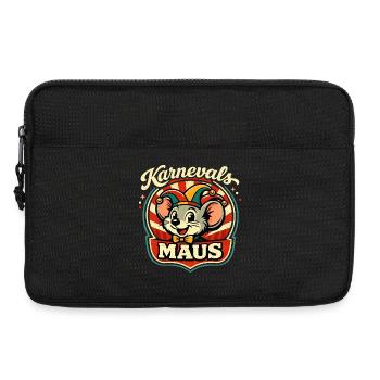 Costume de souris mignonne Carnaval Helau - Sacoche pour ordinateur portable 13 pouces - noir - Devant