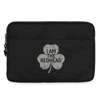 Ich bin der rothaarige Shamrock-Stolz - Laptoptasche 13" - Schwarz - Vorne