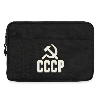 CCCP Design im 80er Jahre Stil, Retro Tasche - Laptoptasche 13" - Schwarz - Vorne