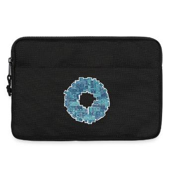 Soundsystem Reggae - Laptoptasche 13" - Schwarz - Vorne