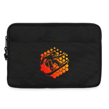 Direkte Snowboard Aussage für Frauen - Laptoptasche 13" - Schwarz - Vorne
