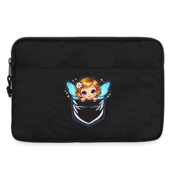 Angel Pocket Portal - Laptop bag 13" - black - Front