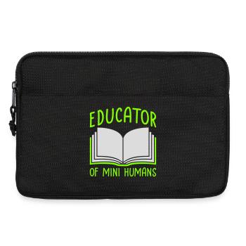 Educator Of Little Humans Teacher Funny Kids - Laptop bag 13" - black - Front