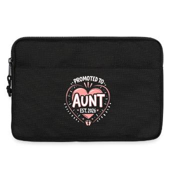 Tante 2026 Tante 2026 Befördert zu Tante 2026 - Laptoptasche 13" - Schwarz - Vorne