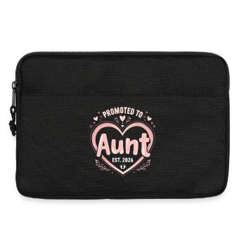 Tante 2026 Tante 2026 Befördert zu Tante 2026 - Laptoptasche 13" - Schwarz - Vorne