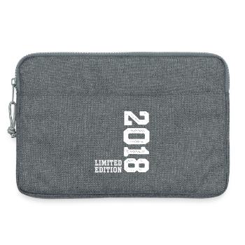 8th Birthday 2018 Limited Edition Boy Girls - Laptop bag 13" - heather grey - Front