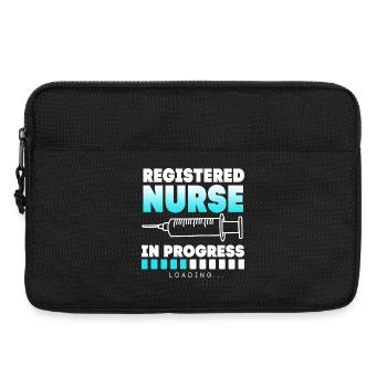 Krankenschwester Krankenhaus Pflege Geschenk - Laptoptasche 13" - Schwarz - Vorne