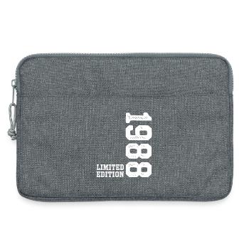 38th Birthday 1988 Limited Edition Man Woman - Laptop bag 13" - heather grey - Front