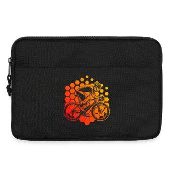 Gift idea for a road bike with road bike - Laptop bag 13" - black - Front